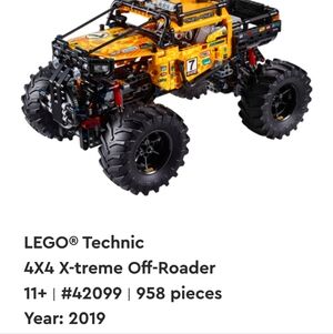 Lego 42099 Technic 4×4×-treme Off Roader 95% Complet